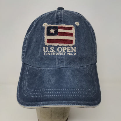 USGA 2014 U.S. Open Pinehurst Hat Blue Embroidered Logo Adjustable