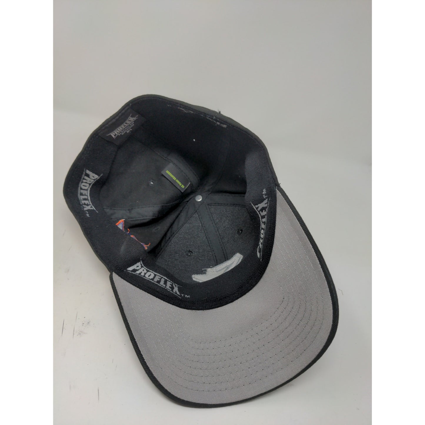 Starter Pro Flex Joe Gibbs Racing Fitted Hat Size M/L Black Embroidered Logo