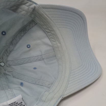 American Needle Men's Slideback Hat Light Blue Adjustable Embroidered Logo