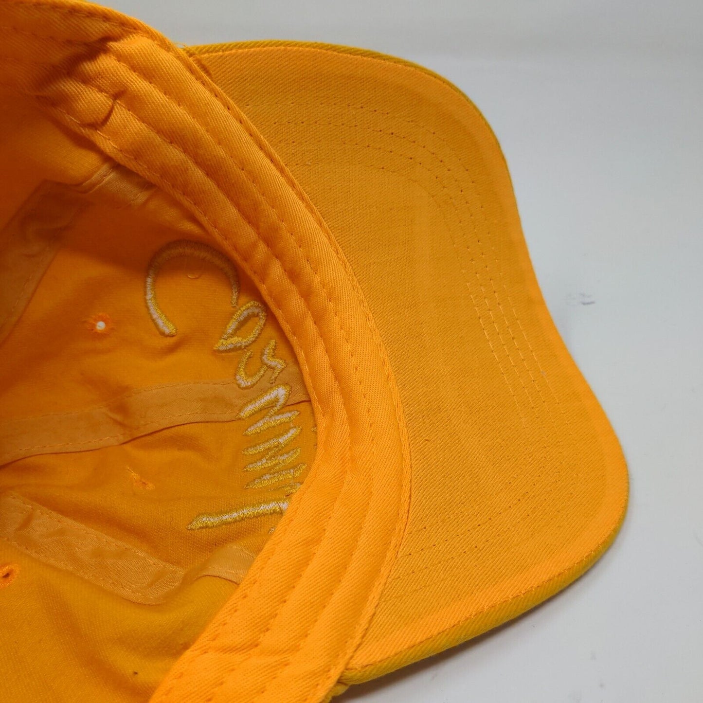 Cozumel Mexico Men's Slideback Hat Yellow Adjustable Embroidered Logo