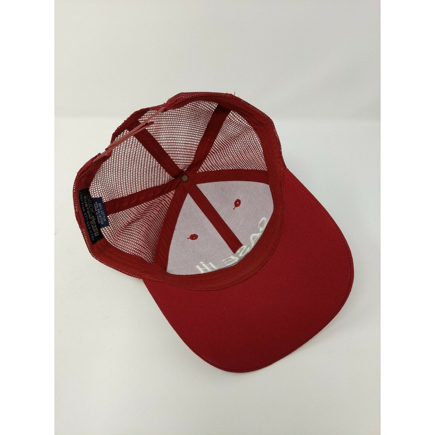 Case International Harvester IH Koenig Baseball Hat Cap Snapback Meshback Red