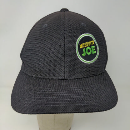 Mosquito Joe Mens FlexFit Hat Black Stretch Embroidered Logo Pest Control