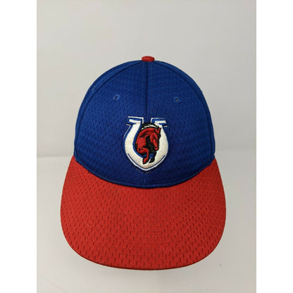 System Five 400 Baseball Hat Cap Size 3 Red Horse Horseshoe Embroidered Logo