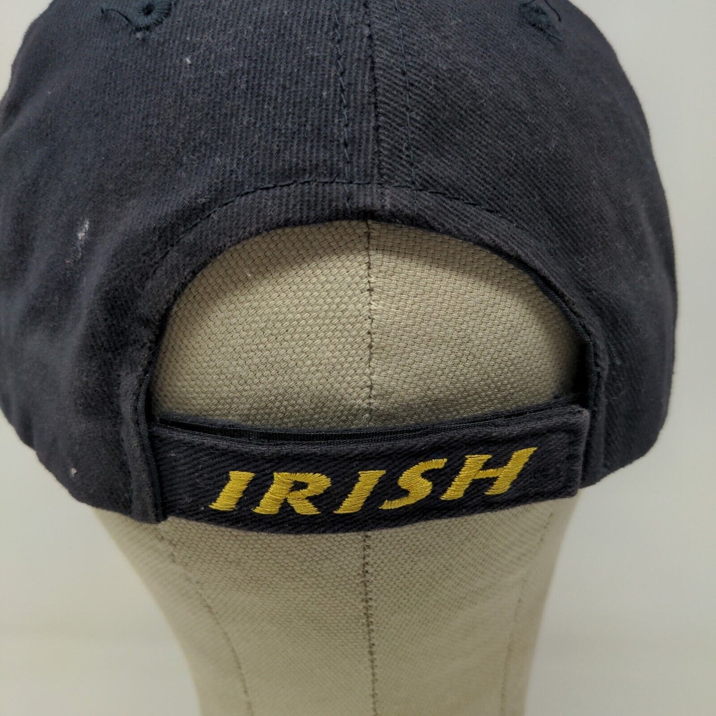 Captivating Headwear Notre Dame Fighting Irish Strapback Hat Blue Embroidered