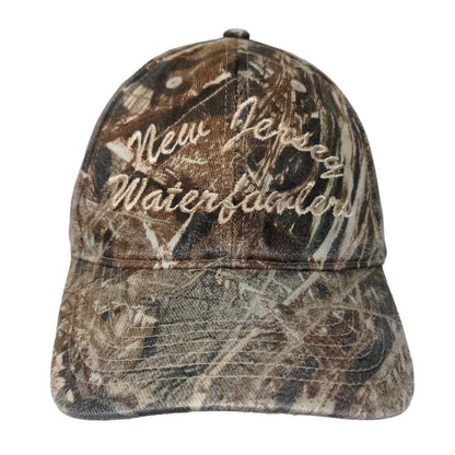 Kati Men's Slideback Hat Brown Camo OSFA Embroidered New Jersey WaterFowlers