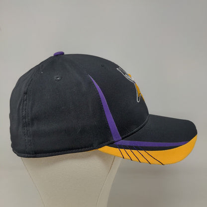 Reebok NFL OnField Men's Fitted Hat Black Size L/XL Minnesota Vikings Logo