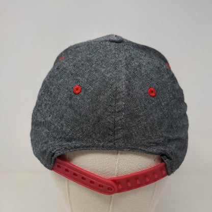 Marvel Kids Boy's Spiderman Snapback Hat Gray OS Embroidered Big Logo