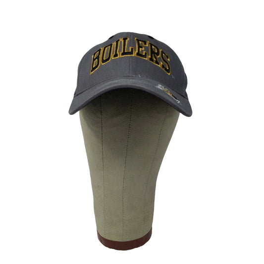 Captivating Headgear Silver Series Purdue Boilermakers Strapback Hat Embroidered