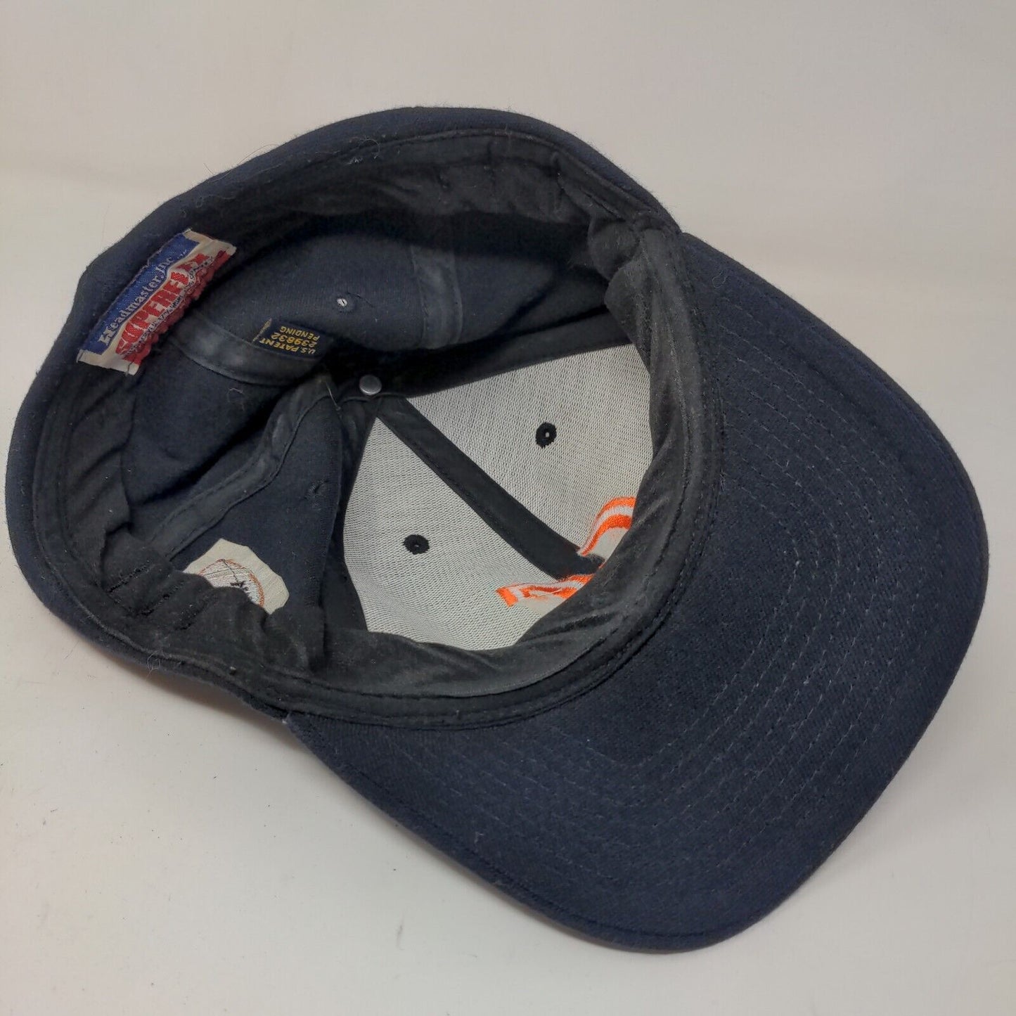 Headmaster Superflex Mens Fitted Hat Blue Embroidered GC Tiger Logo Vintage 2000