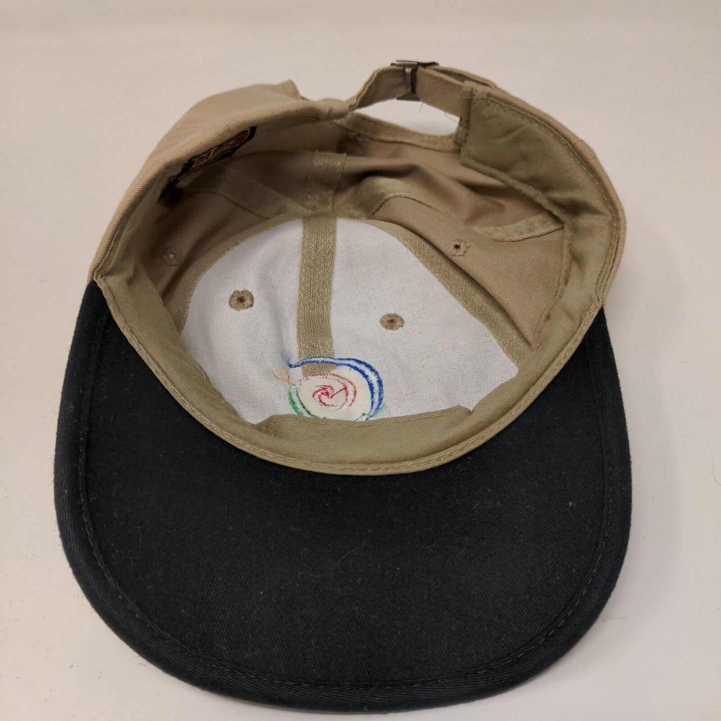 ZKAPZ Men's Slideback Hat Tan OSFA Invensys Direct Embroidered Logo