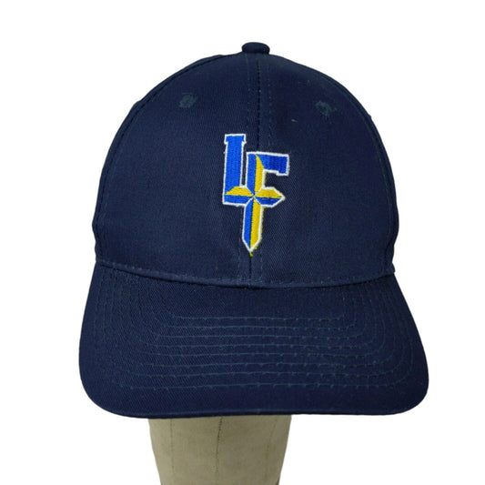 Little Flower Catholic School Hat Blue Yellow Logo Youth Strapback