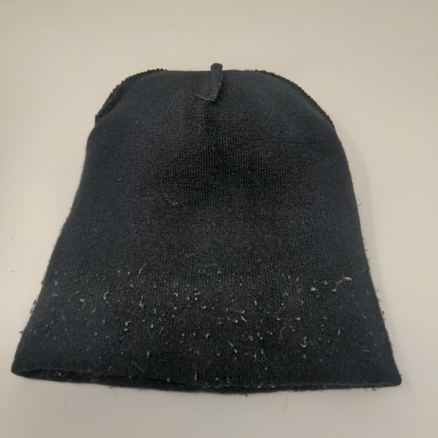 Chicago Spell Out Winter Knit Hat Pom Pom Cap Black and White