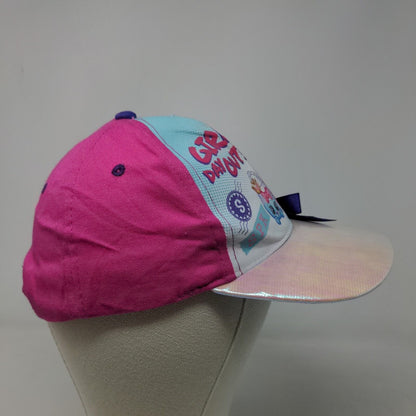 Shopkins Girl's Snapback Hat Pink Adjustable Cute Girl's Day Out Logo