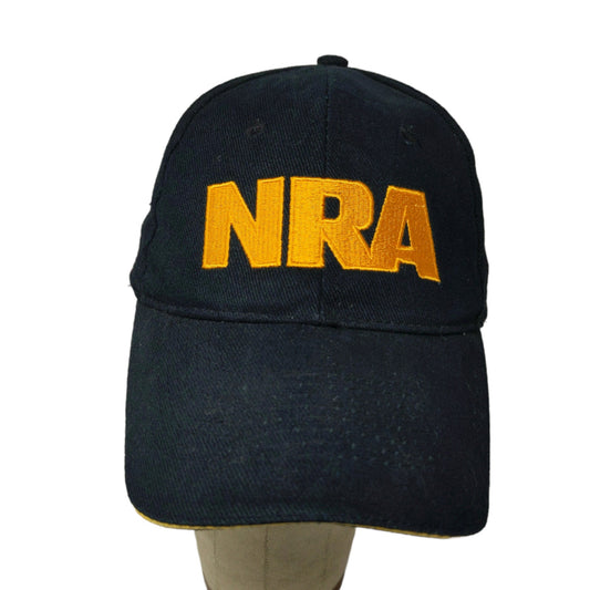 NRA National Rifle Association Strapback Hat Embroidered Black 2nd Amendment