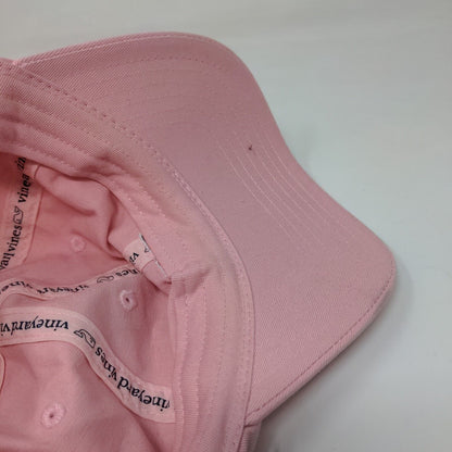 Vineyard Vines Women's Slideback Hat Pink Adjustable Embroidered Whale Logo