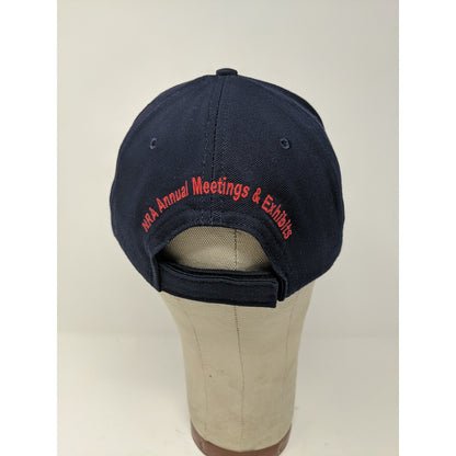 Mens NRA Houston 2005 Meetings and Exhibits Hat Strapback Red White & Blue