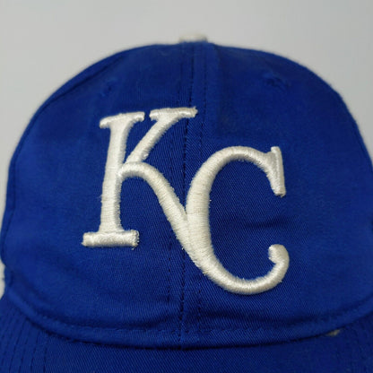 MLB Kansas City Royals OC Sports Blue Adjustable Strapback Cap Hat OSFM Logo