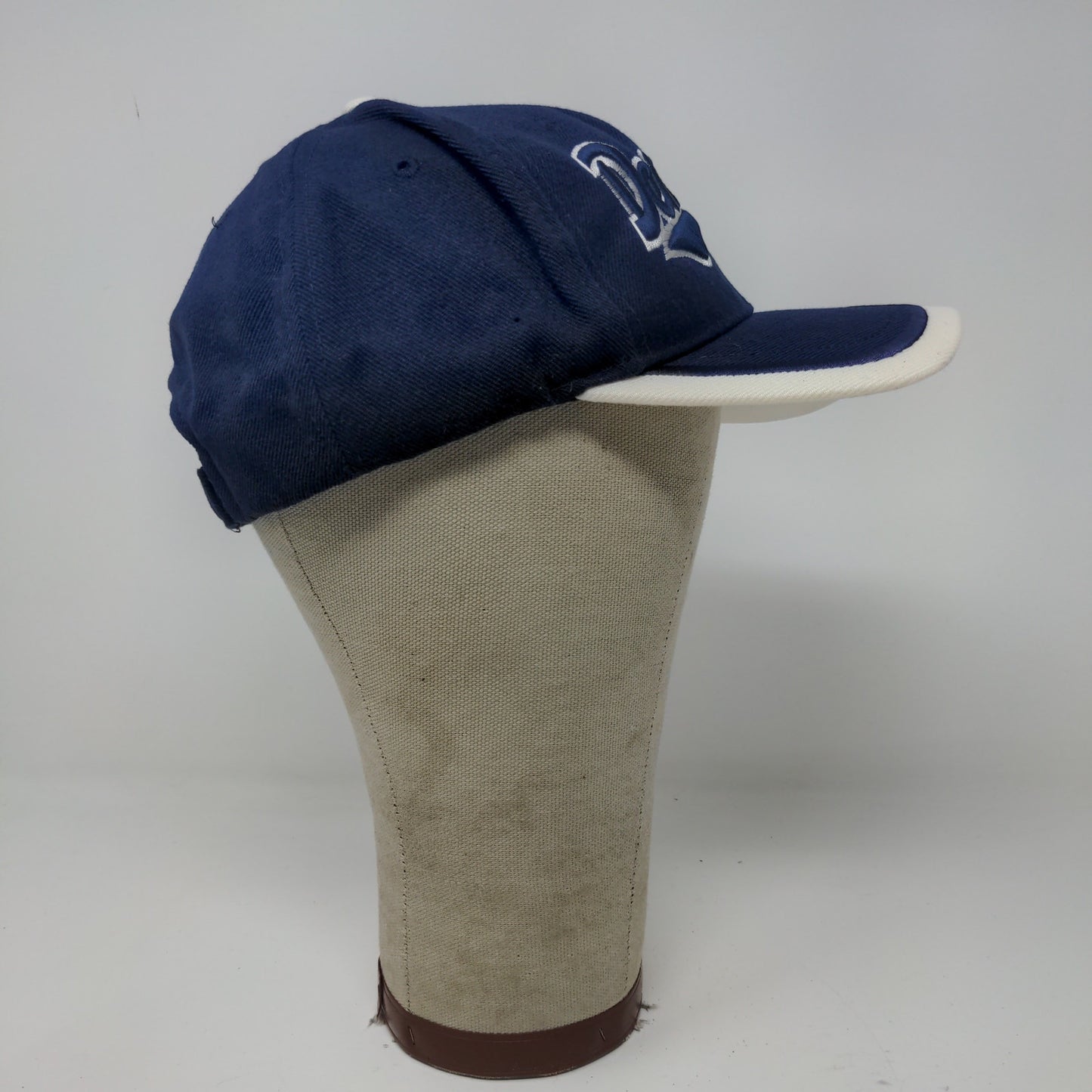 Vintage Y2K Hunter Strapback Hat Denver 2000 Blue Embroidered Logo