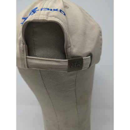 Dixon ZTR Slideback Hat Adjustable Khaki Blue Spell Out Embroidered Patch