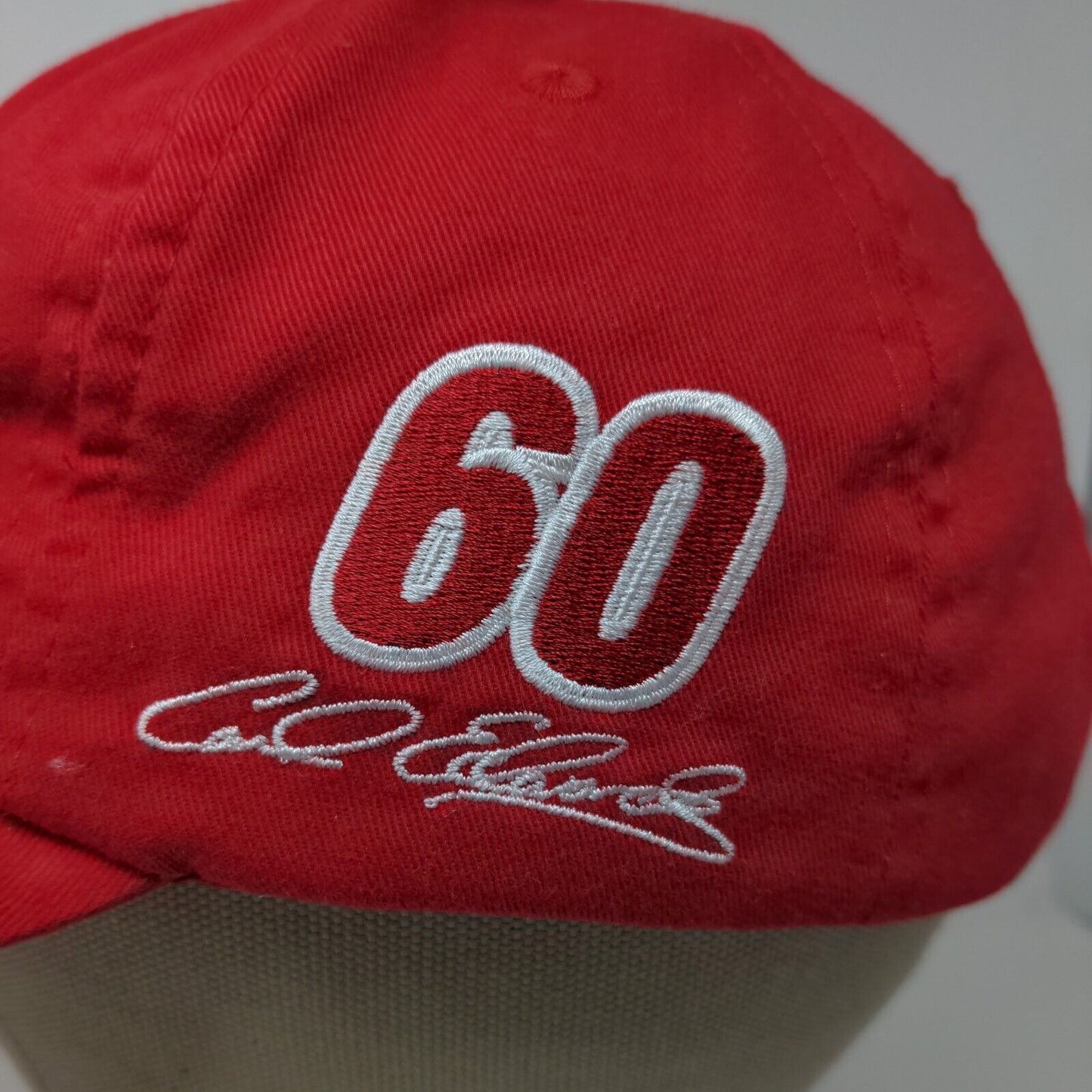 Save a Lot Racing Men's Slideback Hat Red OSFM Embroidered Logo