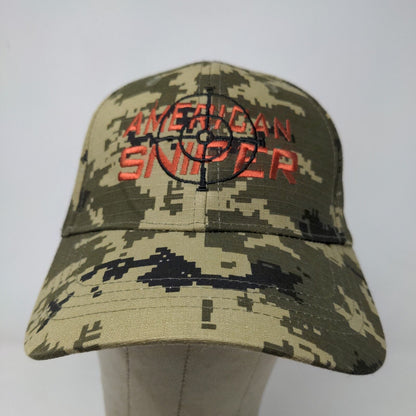 KC Men's American Sniper Camo Hat Green OSFA Embroidered Logo