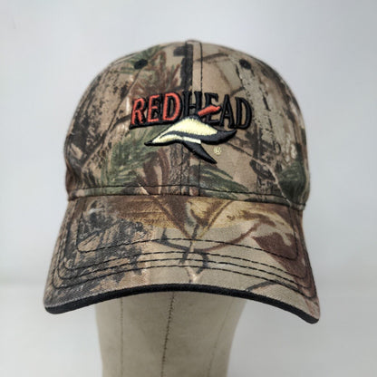 Redhead Men's Camo Strapback Hat Green Brown OSFM Embroidered Logo