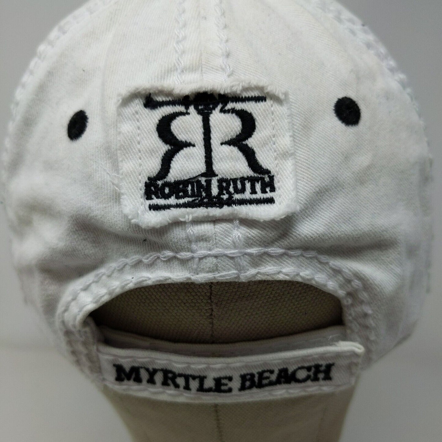 Robin Ruth Men's Strapback Hat Multi Adjustable Myrtle Beach Embroidered Logo