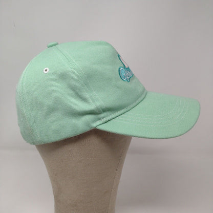 Pusheen Women's Slideback Hat Green Adjustable Embroidered Cat Logo Breathe