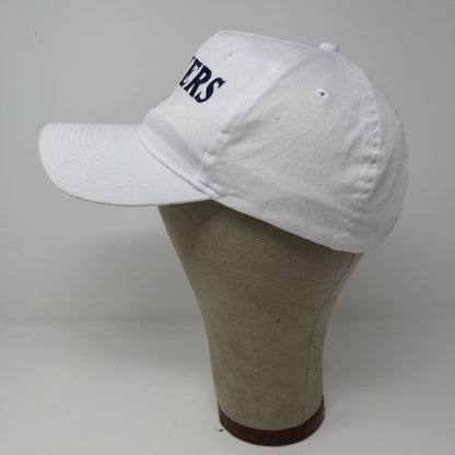 Port & Company Boomers Up Dad Hat White Strapback Embroidered Spell Out