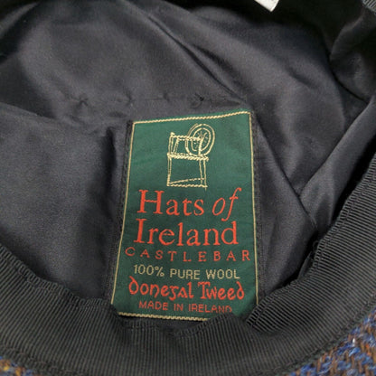 Hats of Ireland Castlebar Men's Donegal Tweed Hat 6 1 100% Wool Size 6 7/8