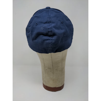 Rail Pros Port Authority FlexFit Hat Size L/XL BLue Embroidered Spell Out