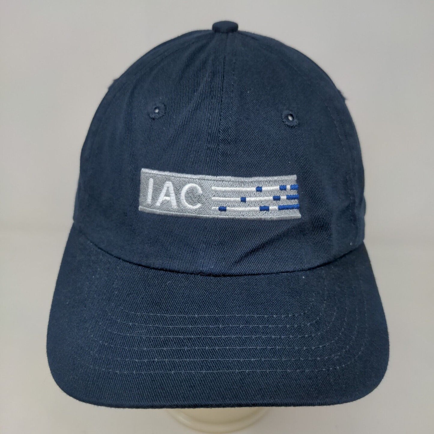 River's End Trading Company Men's Slideback Hat Blue Embroidered IAC Logo