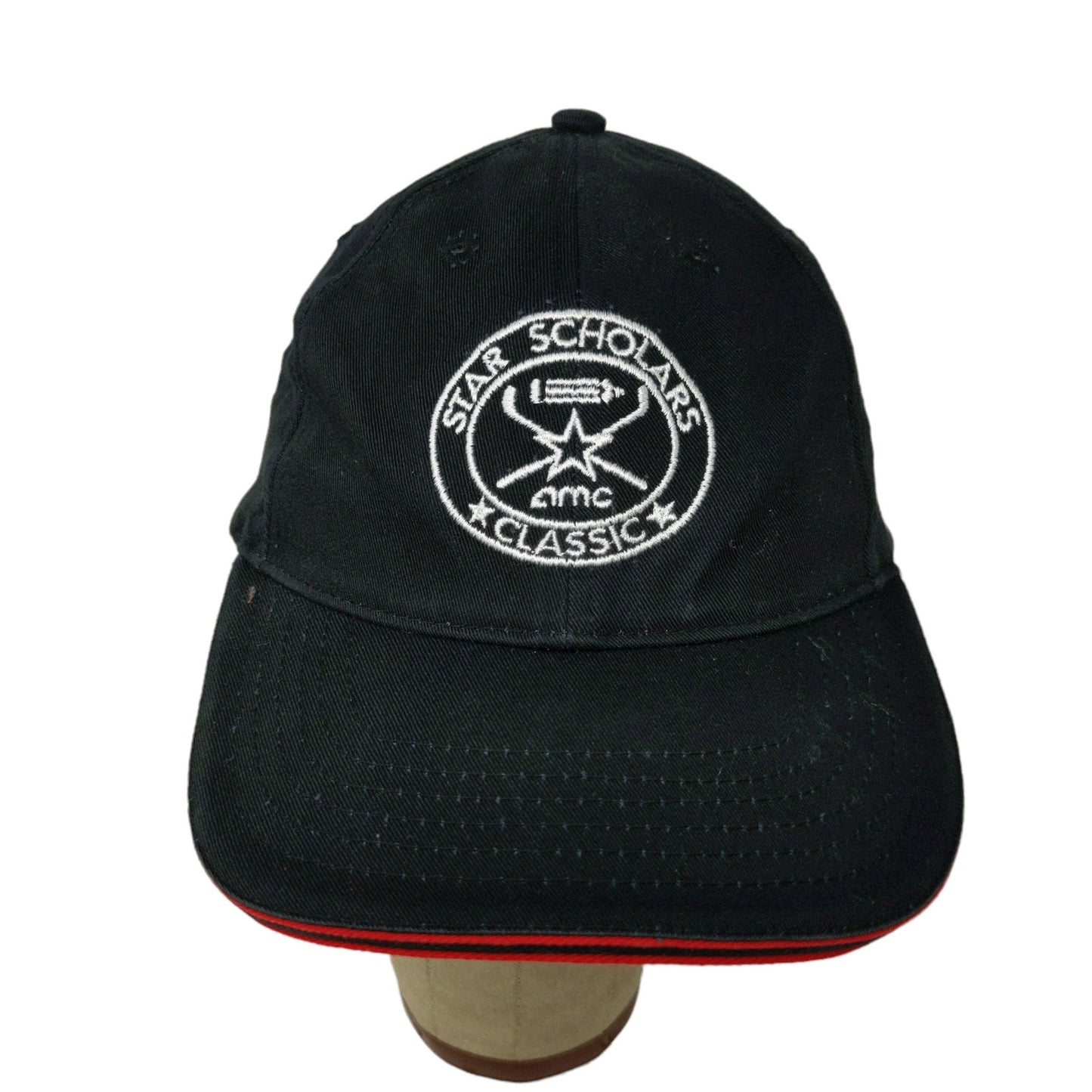 AMC Star Scholars Classic Golf Slideback Hat Embroidered Logo Black