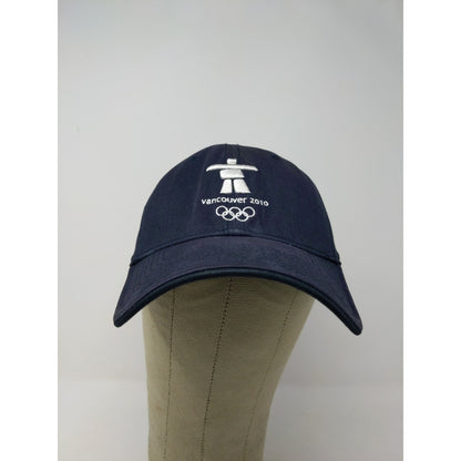 Vancouver 2010 XXI Olympic Winter Games Fitted Hat Size S-M Blue Embroidered
