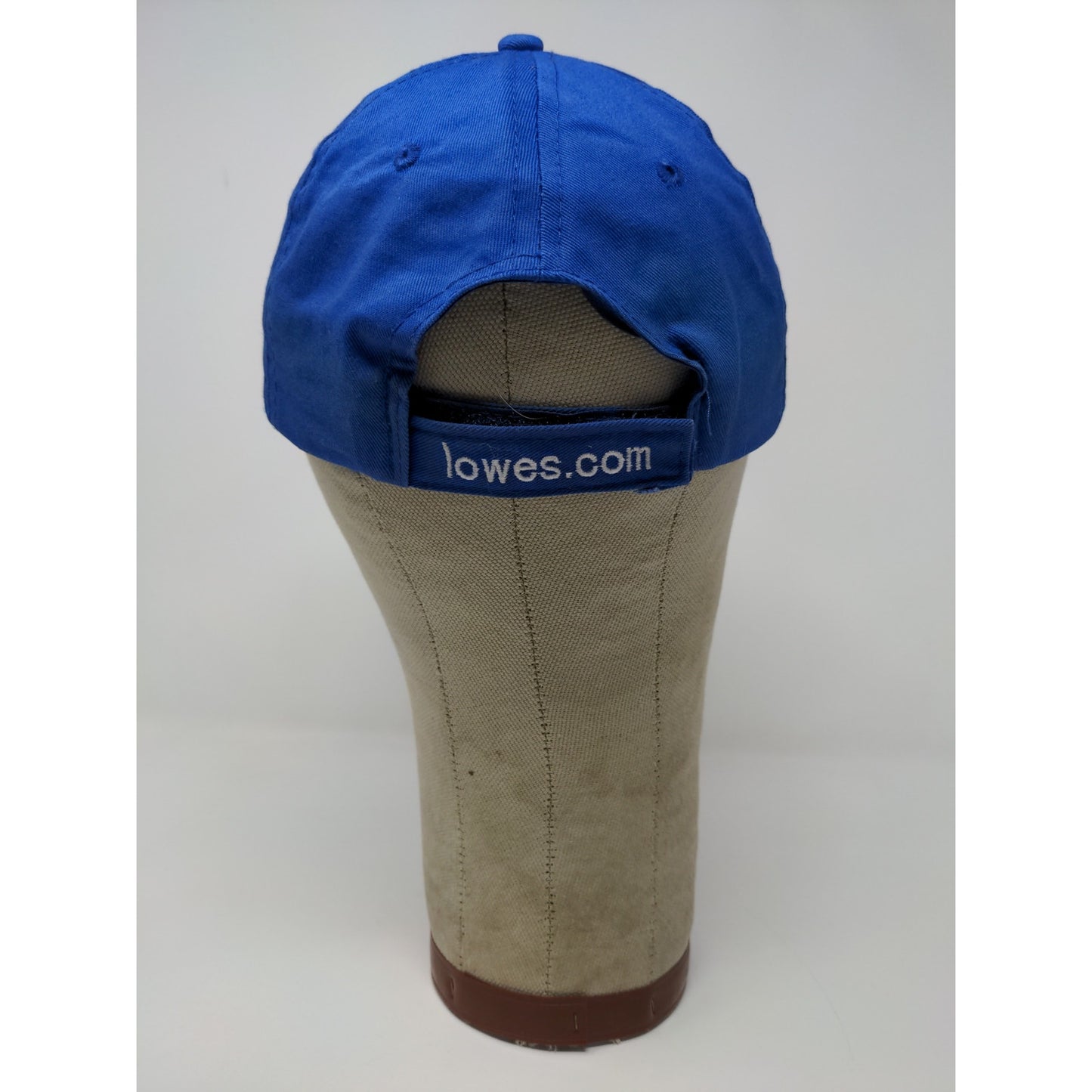 Lowe's Employee Strapback Hat Blue Embroidered Logo 100% Cotton