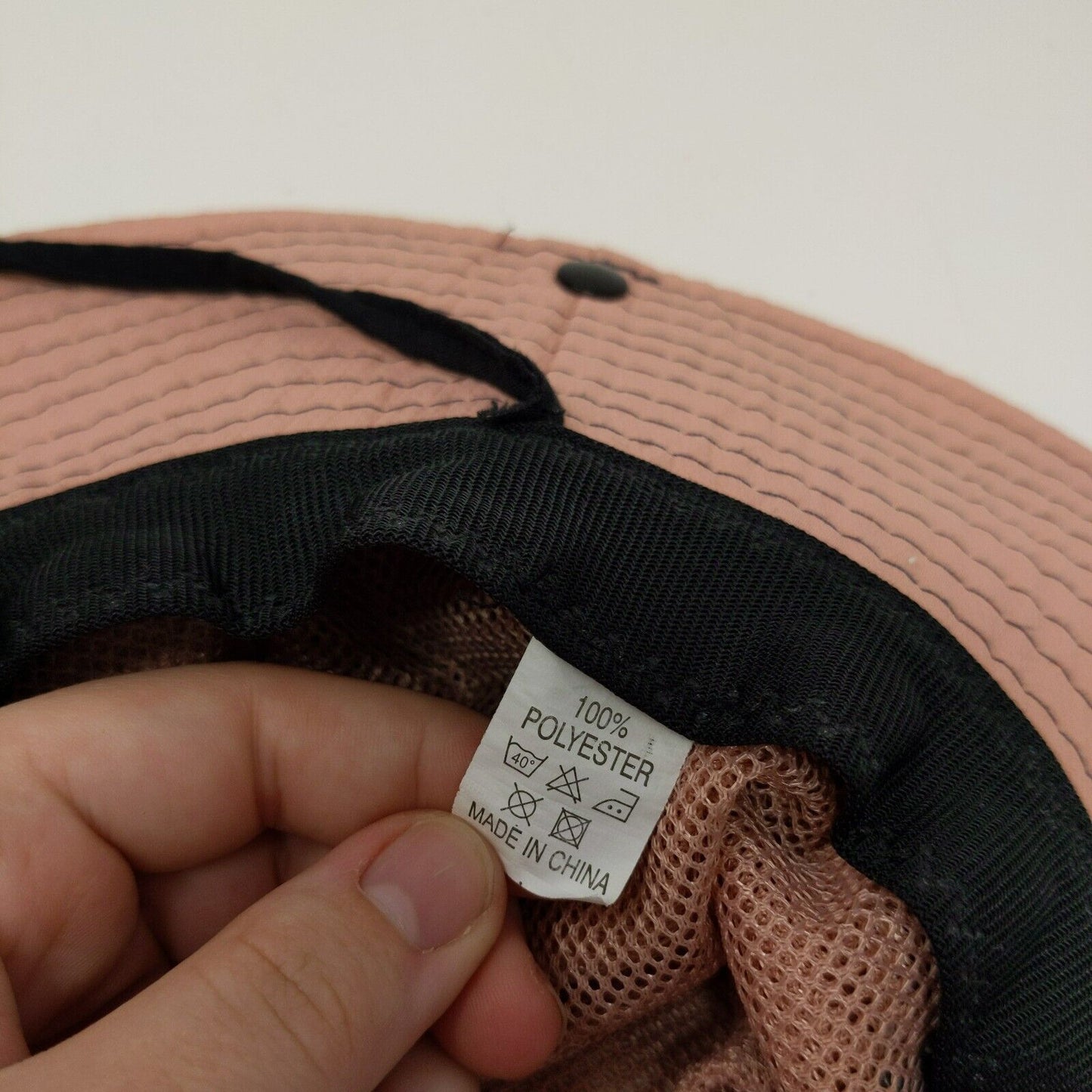 Womens SunShade Wide Brim Pink Bucket Cargo Floppy Hat Cap Beach Adjustable