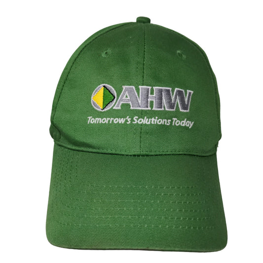 John Deere AHW Snapback Hat Green OSFA Embroidered Spell Out Logo