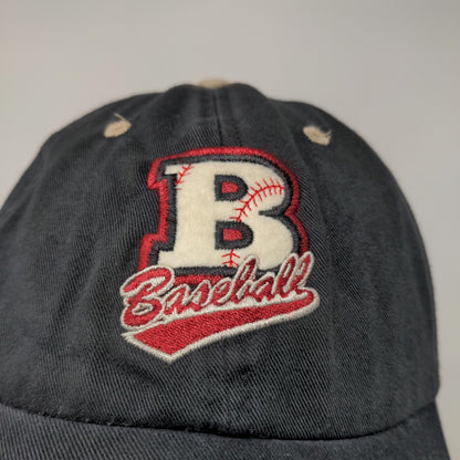 Ahead Men's Slideback Hat Black Victory Field Baseball Embroidered Logo