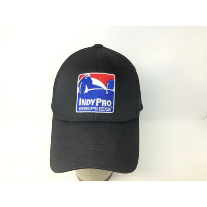 Indy Pro Series Sanctioned Gear Hat Black Snapback Patch Embroidered Logo
