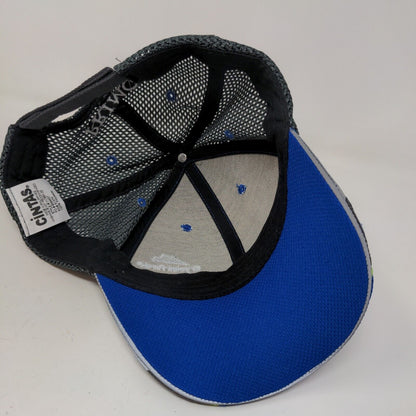 Cintas Crystal Rock Primo Water Men's Strapback Mesh Back Hat Blue Gray Logo