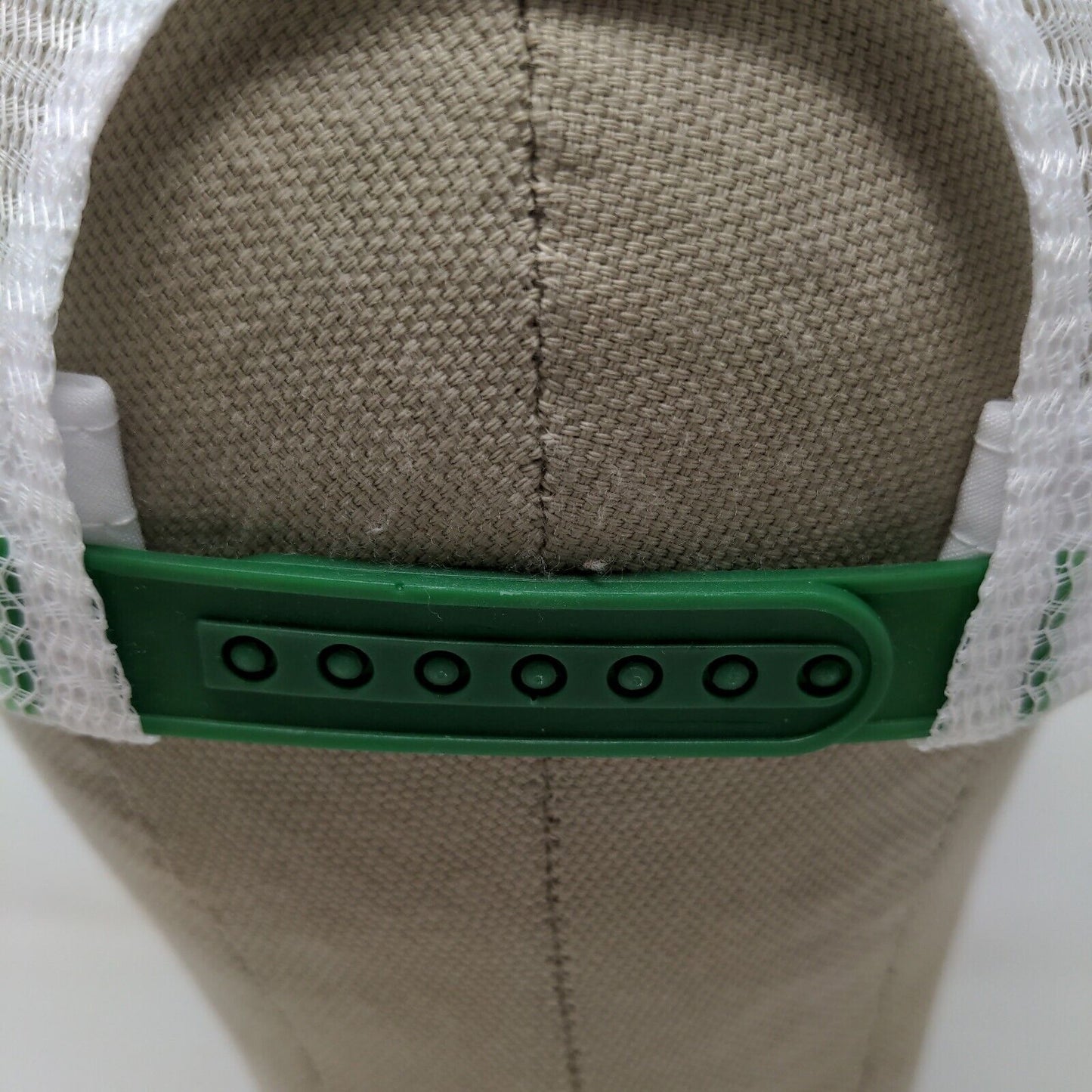 Reynolds Men's Snapback Mesh Back Trucker Hat Green White OSFM Embroidered Logo