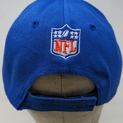 NFL Men's Indianapolis Colts Strapback Hat Blue Embroidered Logo