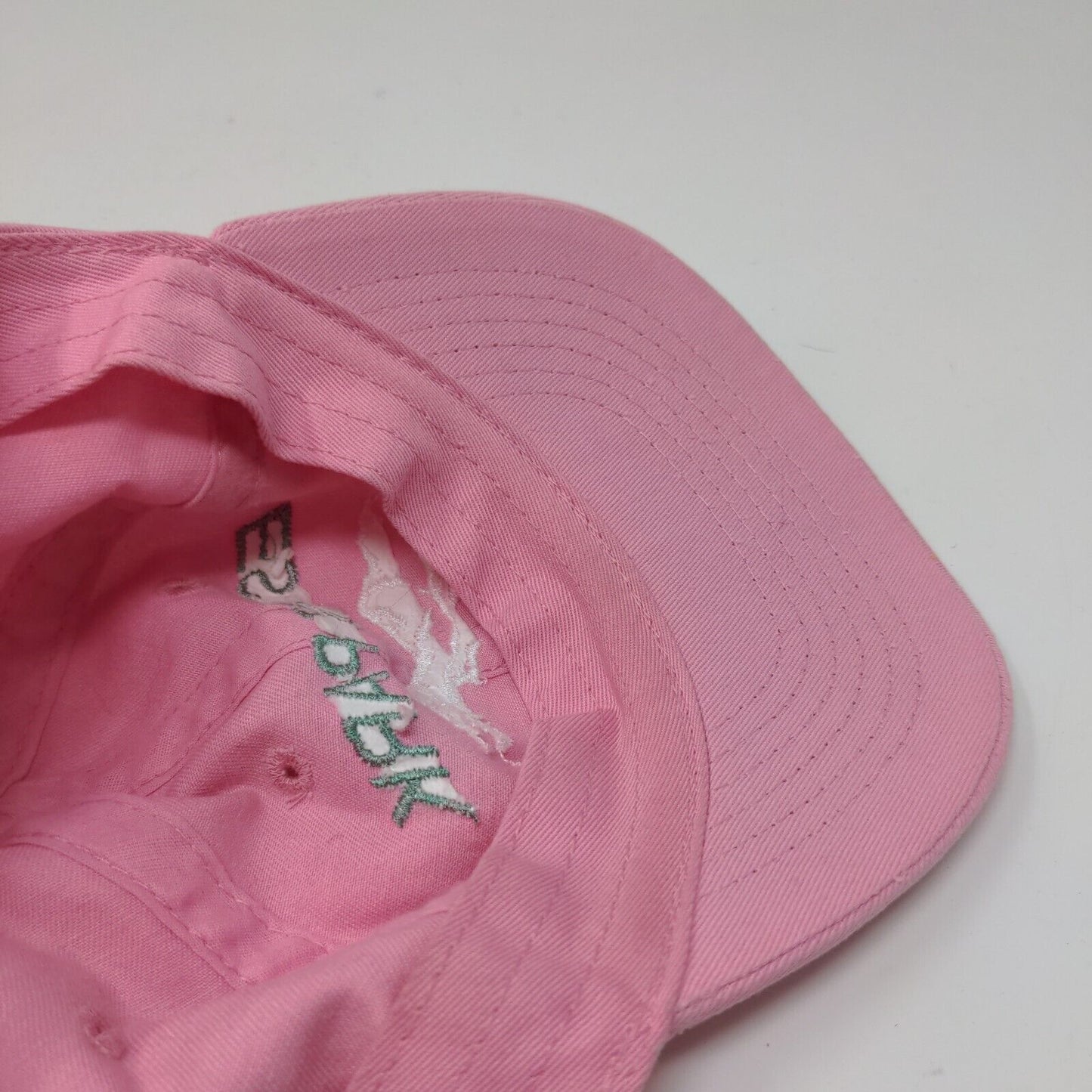 Estes Park Hat Colorado Men's Slideback Hat Pink OSFM Embroidered Logo