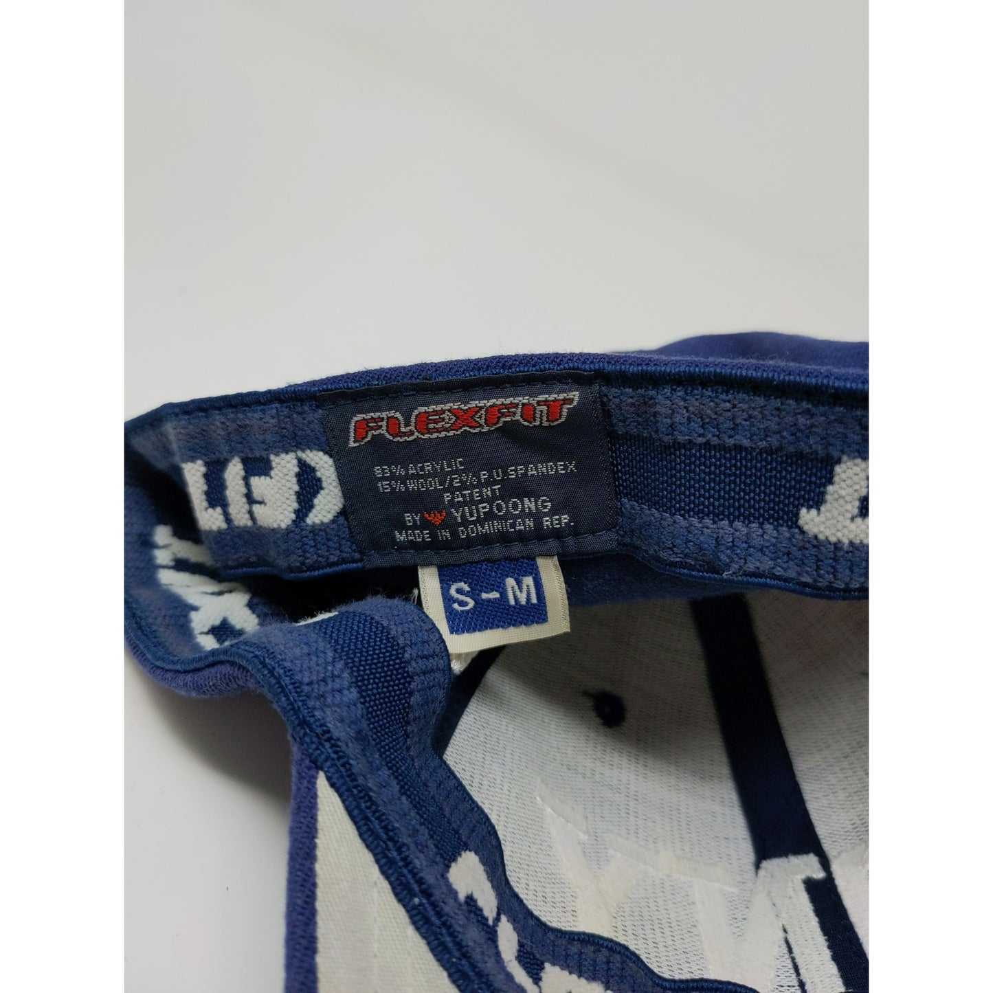New York Fire Dept FDNY 9/11 Memorial Hat FlexFit Size S-M Blue Embroidered