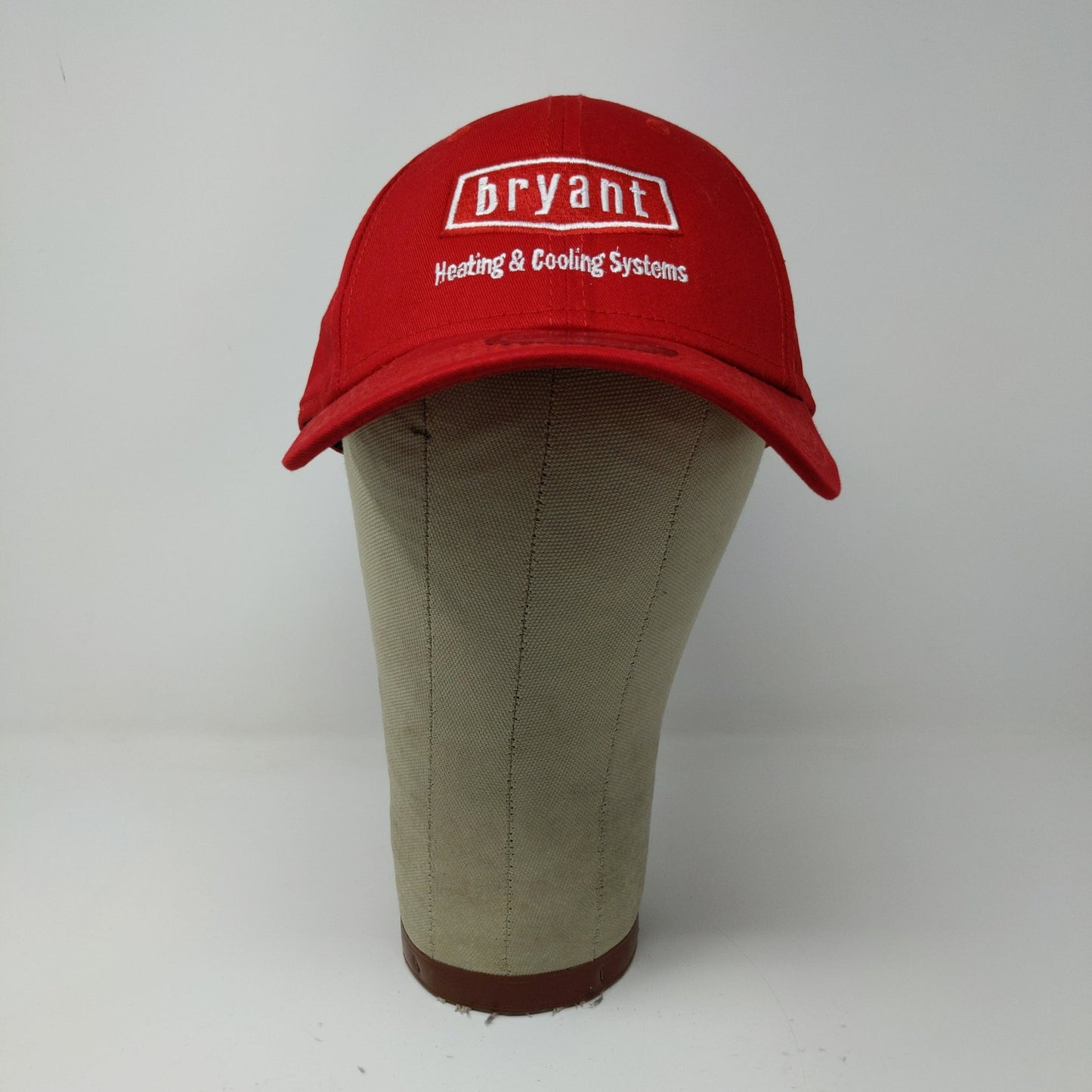 New Era 9Forty Bryant Heating & Cooling Strapback Hat Red Embroidered Logo