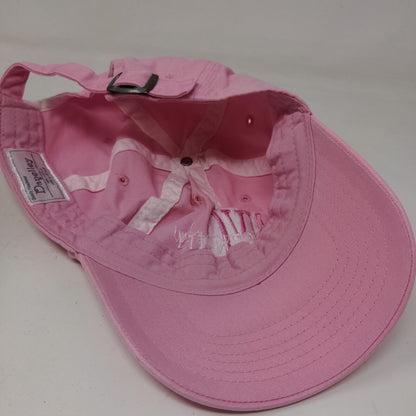 Danelley Women's Slideback Hat Pink Adjustable Embroidered New York City Logo