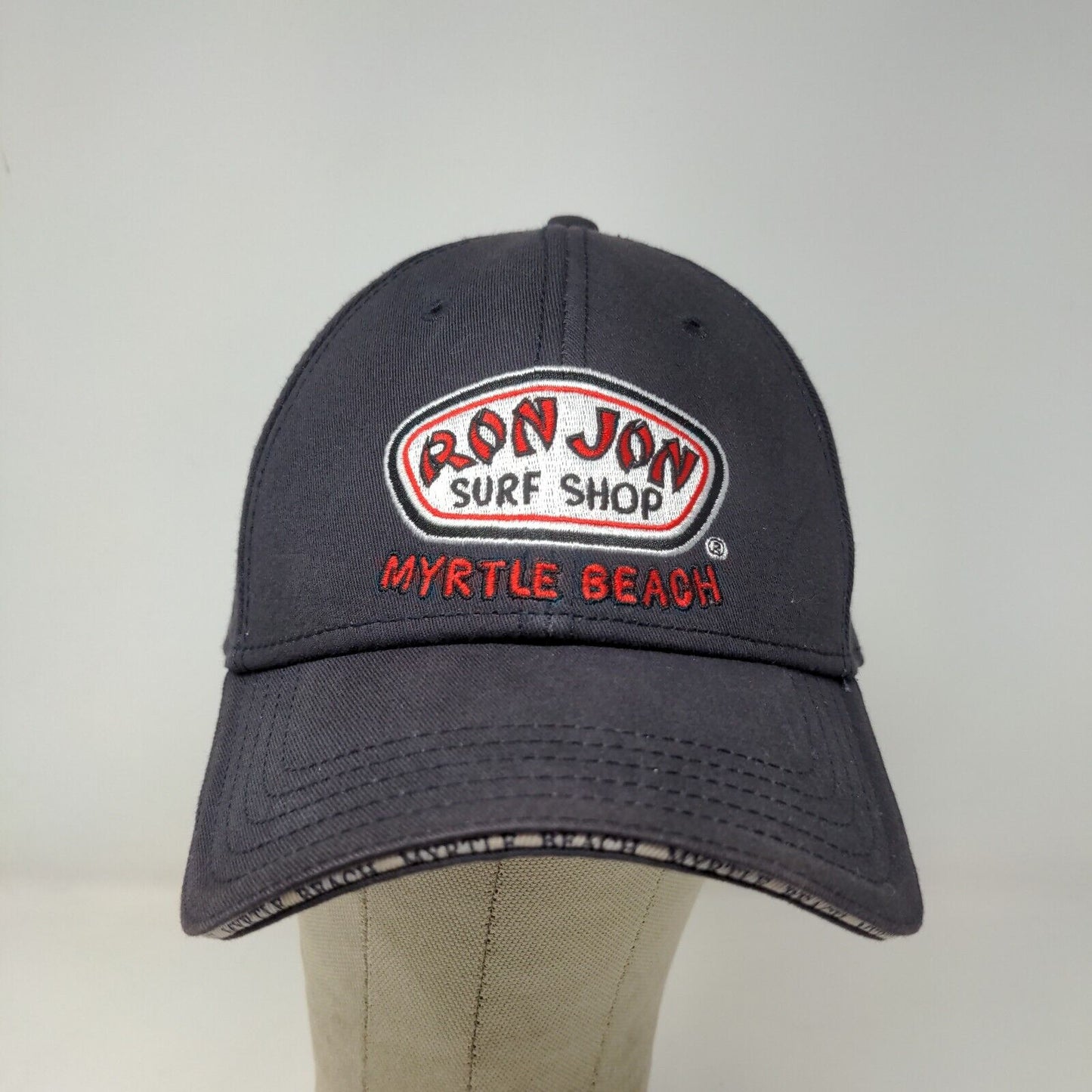 Ron Jon Surf Shop Men's Slideback Hat Blue OSFM Myrtle Beach Embroidered Logo