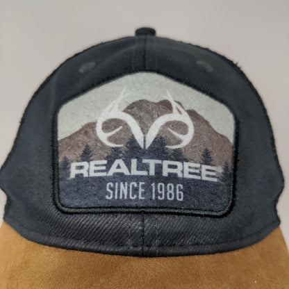 Realtree Since 1986 Trucker Mesh Back Snapback OSFM Hat with Suede Brim Logo