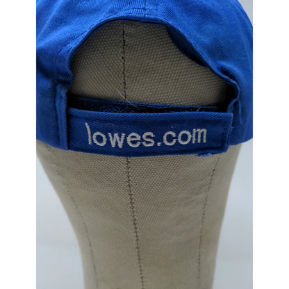 Lowe's Employee Strapback Hat Blue Embroidered Logo 100% Cotton