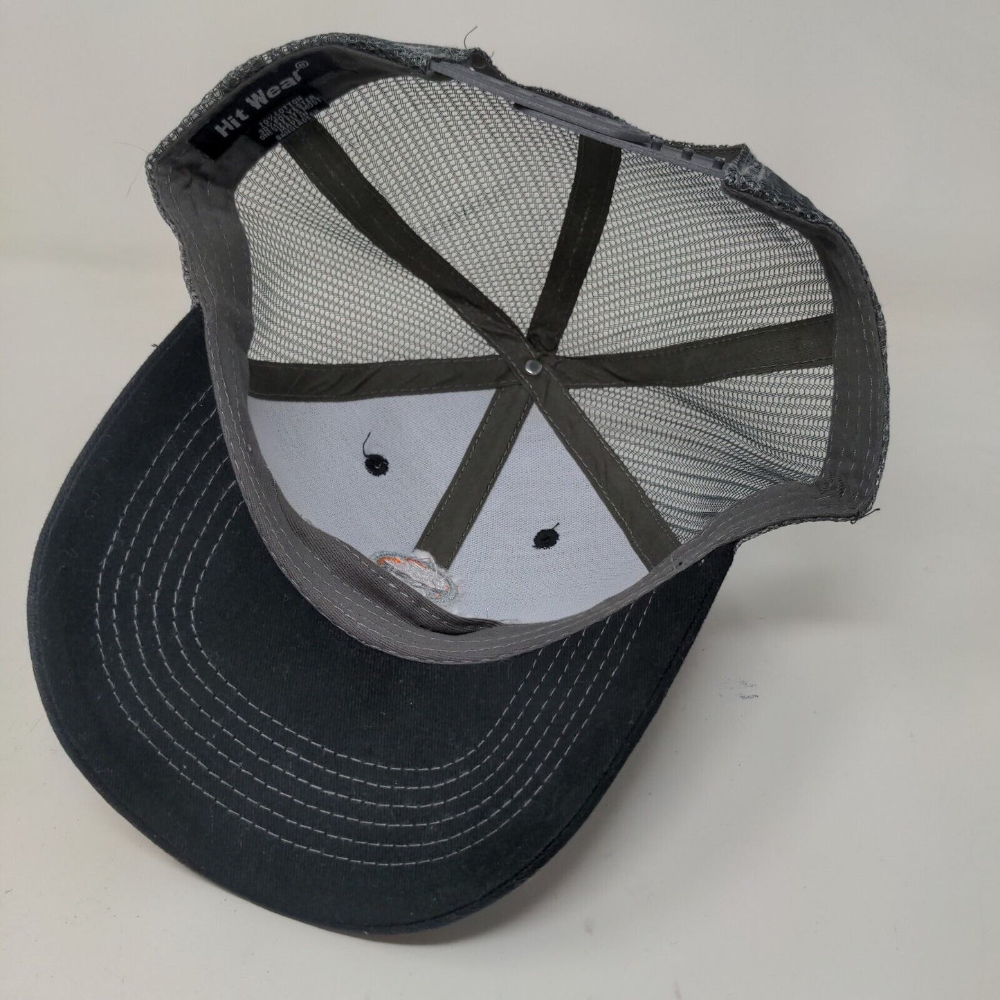 Hit Wear Buccaneer Rop Men's Snapback Mesh Back Hat Black Size OSFM Embroidered